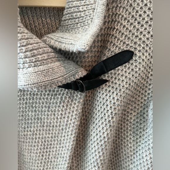 Eileen Fisher Darkpearl Supersoft Yak Merino Wool Honeycomb Sweater - Picture 9 of 16